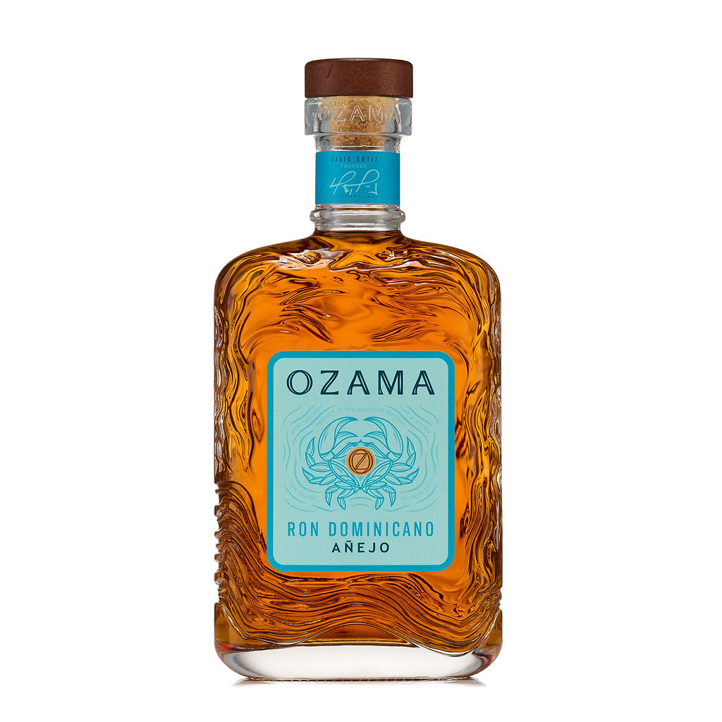 Bottle and label of Ozama Rum Añejo